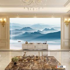 TRANH PVC ỐP TƯỜNG -TRANG TRÍ PHÒNG KHÁCH - NHÀ HÀNG - QUẦY LỄ TÂN - TRANH VÂN ĐÁ PHONG CẢNH | MÃ Y-625
