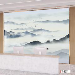 TRANH PVC ỐP TƯỜNG -TRANG TRÍ PHÒNG KHÁCH - NHÀ HÀNG - QUẦY LỄ TÂN - TRANH VÂN ĐÁ PHONG CẢNH | MÃ Y-627