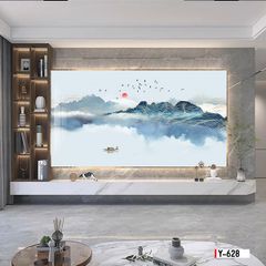 TRANH PVC ỐP TƯỜNG -TRANG TRÍ PHÒNG KHÁCH - NHÀ HÀNG - QUẦY LỄ TÂN - TRANH VÂN ĐÁ PHONG CẢNH | MÃ Y-628