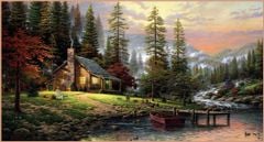 TRANH TREO TƯỜNG PHÒNG KHÁCH - TRANH PHONG CẢNH CHÂU ÂU CỔ ĐIỂN - KHỔ LỚN | MÃ YHX121