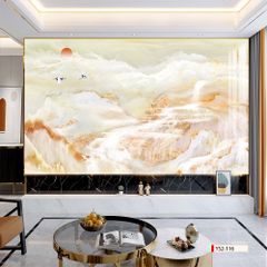 TRANH PVC ỐP TƯỜNG - VÁCH TRANG TRÍ SẢNH TIẾP KHÁCH - TRANH VÂN ĐÁ PHONG CẢNH | MÃ YS2-116