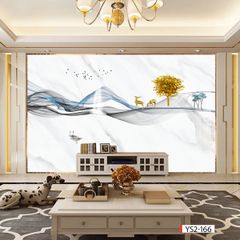 BST159 - TẤM ỐP VÂN ĐÁ HIỆN ĐẠI KẾT HỢP - VÁCH TIVI, PHÒNG KHÁCH