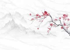 TRANH VẢI DÁN TƯỜNG 3D PHÒNG KHÁCH - TRANH HOA 3D | MÃ YS2-225