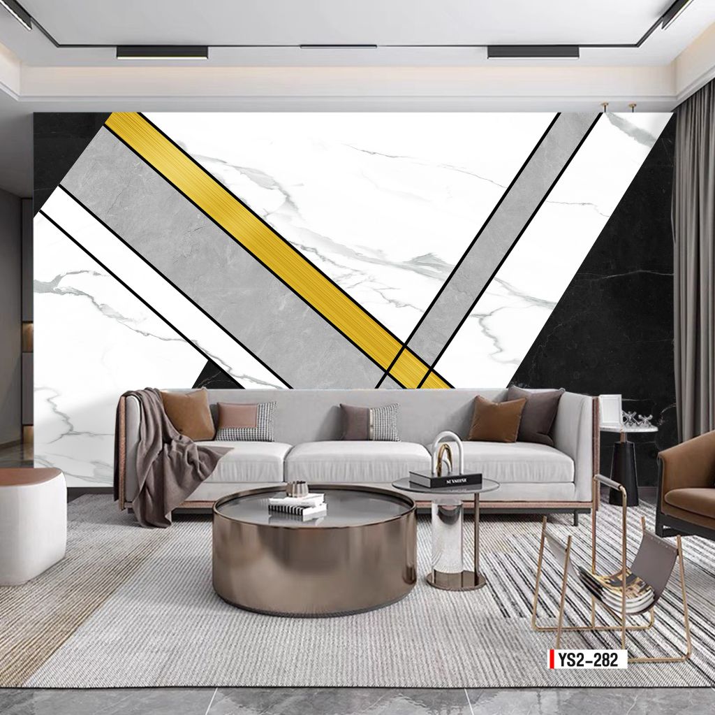 TRANH VẢI DÁN TƯỜNG 3D - PHÒNG NGỦ - TRANH VẢI HIỆN ĐẠI TRỪU TƯỢNG | MÃ YS2-282