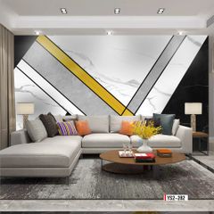 TRANH VẢI DÁN TƯỜNG 3D - PHÒNG NGỦ - TRANH VẢI HIỆN ĐẠI TRỪU TƯỢNG | MÃ YS2-282