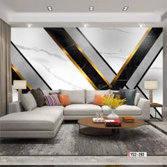 TRANH VẢI DÁN TƯỜNG 3D - PHÒNG NGỦ - TRANH VẢI HIỆN ĐẠI TRỪU TƯỢNG | MÃ YS2-283