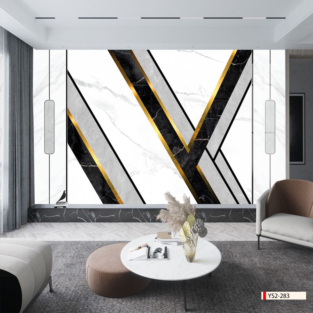 TRANH VẢI DÁN TƯỜNG 3D - PHÒNG NGỦ - TRANH VẢI HIỆN ĐẠI TRỪU TƯỢNG | MÃ YS2-283