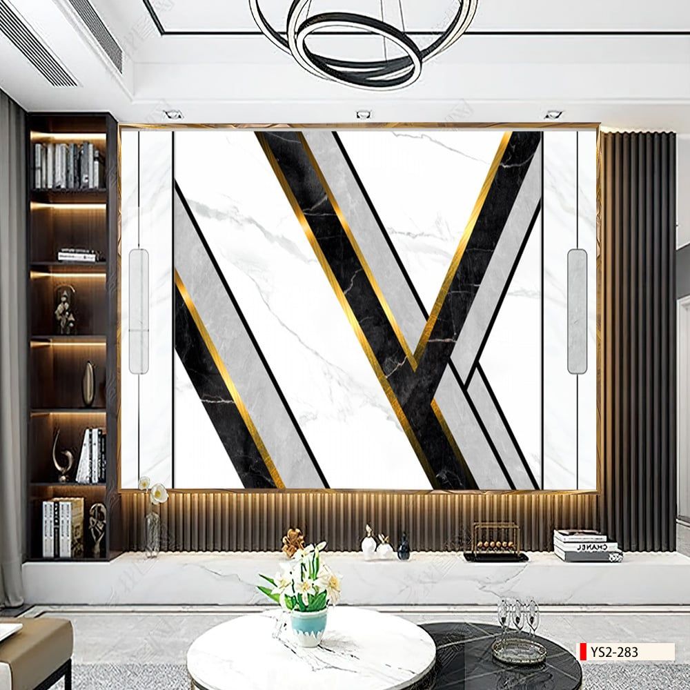 TRANH VẢI DÁN TƯỜNG 3D - PHÒNG NGỦ - TRANH VẢI HIỆN ĐẠI TRỪU TƯỢNG | MÃ YS2-283