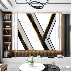 TRANH VẢI DÁN TƯỜNG 3D - PHÒNG NGỦ - TRANH VẢI HIỆN ĐẠI TRỪU TƯỢNG | MÃ YS2-283