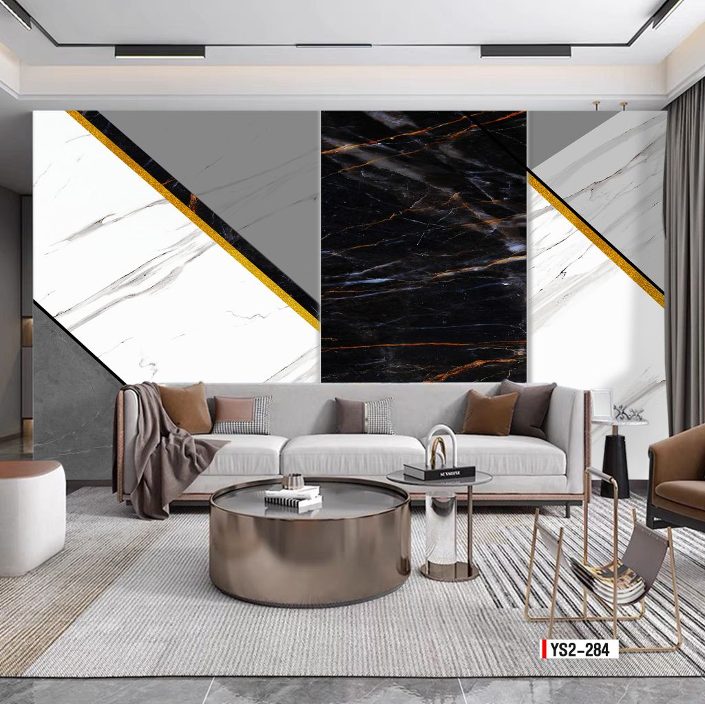 TRANH VẢI DÁN TƯỜNG 3D - PHÒNG NGỦ - TRANH VẢI HIỆN ĐẠI TRỪU TƯỢNG | MÃ YS2-284