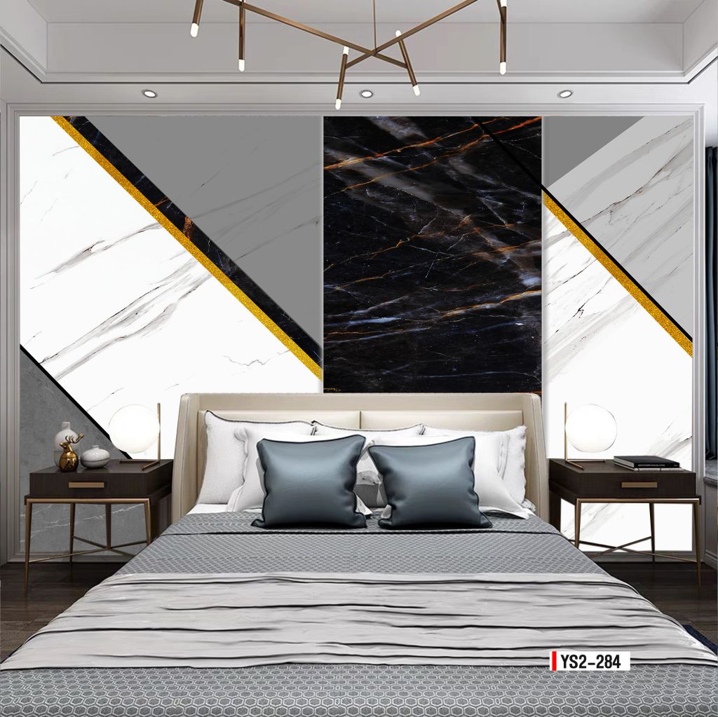 TRANH VẢI DÁN TƯỜNG 3D - PHÒNG NGỦ - TRANH VẢI HIỆN ĐẠI TRỪU TƯỢNG | MÃ YS2-284