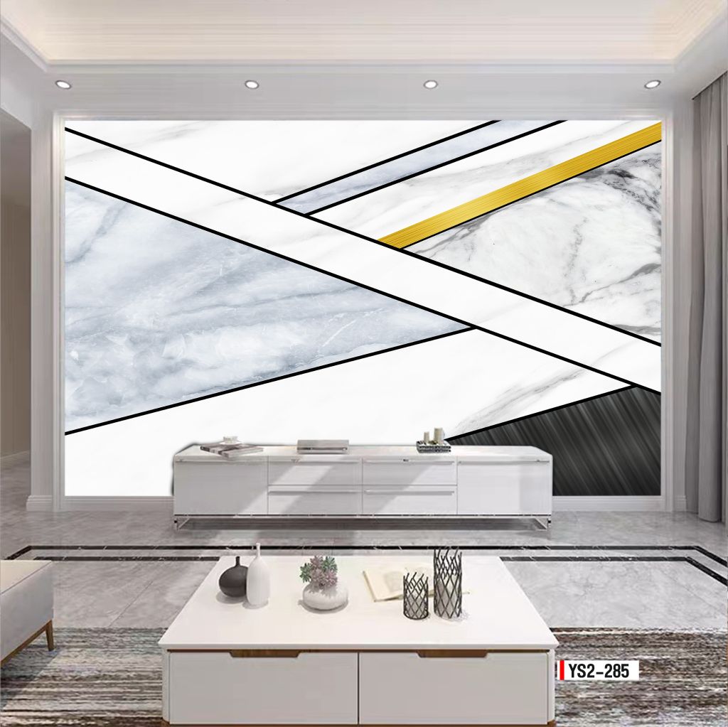 TRANH VẢI DÁN TƯỜNG 3D - PHÒNG NGỦ - TRANH VẢI HIỆN ĐẠI TRỪU TƯỢNG | MÃ YS2-285