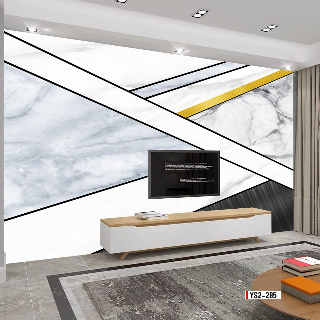 TRANH VẢI DÁN TƯỜNG 3D - PHÒNG NGỦ - TRANH VẢI HIỆN ĐẠI TRỪU TƯỢNG | MÃ YS2-285