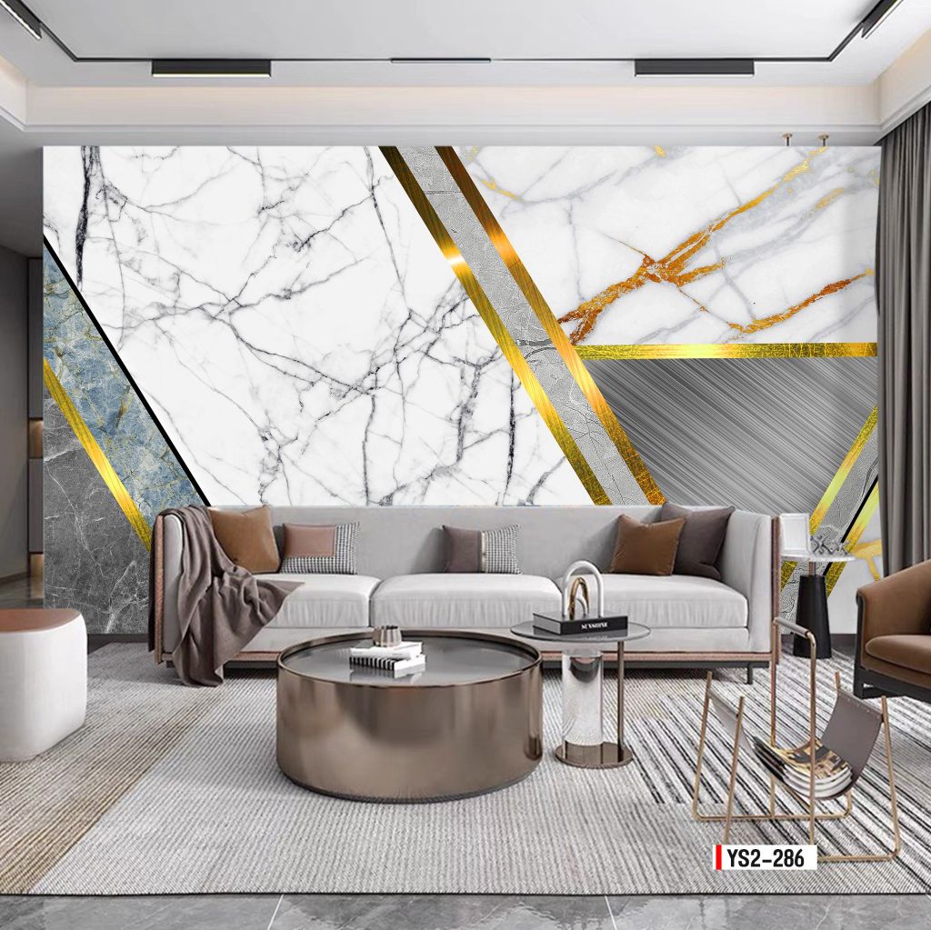 TRANH VẢI DÁN TƯỜNG 3D - PHÒNG NGỦ - TRANH VẢI HIỆN ĐẠI TRỪU TƯỢNG | MÃ YS2-286