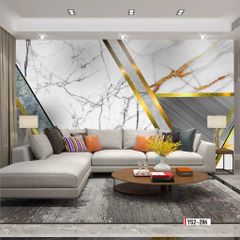 TRANH VẢI DÁN TƯỜNG 3D - PHÒNG NGỦ - TRANH VẢI HIỆN ĐẠI TRỪU TƯỢNG | MÃ YS2-286