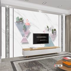 TRANH VẢI DÁN TƯỜNG 3D PHÒNG KHÁCH - TRANH VẢI TÂN CỔ ĐIỂN | MÃ YS2-314