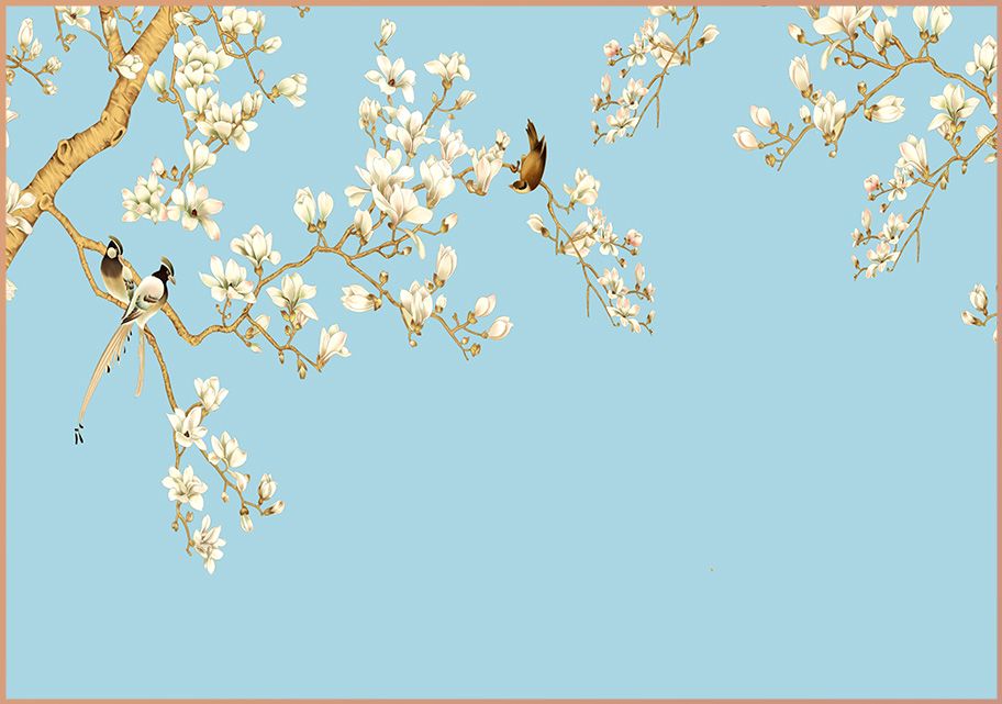 TRANH VẢI DÁN TƯỜNG 3D PHÒNG NGỦ, PHÒNG KHÁCH - TRANH DÁN TƯỜNG INDOCHINE | MÃ YS2-352