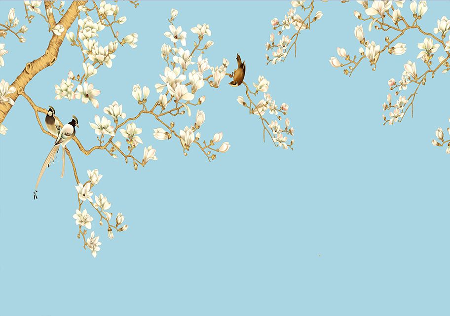 TRANH VẢI DÁN TƯỜNG 3D PHÒNG NGỦ, PHÒNG KHÁCH - TRANH DÁN TƯỜNG INDOCHINE | MÃ YS2-352