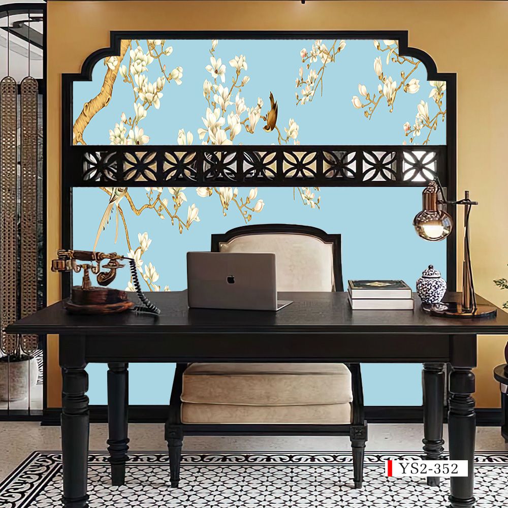 TRANH VẢI DÁN TƯỜNG 3D PHÒNG NGỦ, PHÒNG KHÁCH - TRANH DÁN TƯỜNG INDOCHINE | MÃ YS2-352