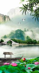 TRANH TREO CẦU THANG - CHIẾU NGHỈ - LỐI ĐI - TRANH PHONG CẢNH THIÊN NHIÊN | MÃ ys2-516