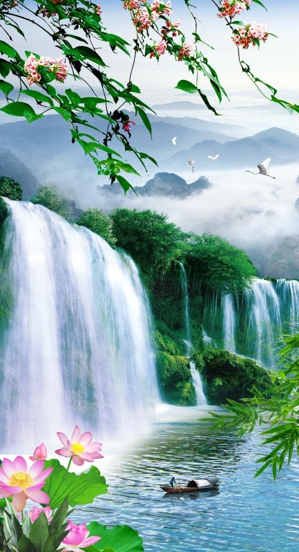 TRANH TREO CẦU THANG - CHIẾU NGHỈ - LỐI ĐI - TRANH PHONG CẢNH THIÊN NHIÊN | MÃ ys2-517