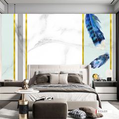 TRANH DÁN TƯỜNG 3D - PHÒNG NGỦ - PHONG CÁCH HIỆN ĐẠI - KHỔ LỚN - MÃ: YS3-001