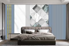 TRANH VẢI DÁN TƯỜNG 3D - PHÀO CHỈ TÂN CỔ ĐIỂN - PHÒNG KHÁCH - PHONG CÁCH HIỆN ĐẠI - KHỔ LỚN | MÃ YS3-005