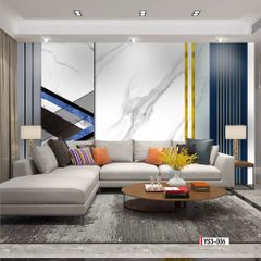 TRANH VẢI 3D DÁN TƯỜNG - PHÒNG KHÁCH - PHÒNG NGỦ - NHÀ HÀNG - TRANH VẢI HIỆN ĐẠI TRỪU TƯỢNG| MÃ YS3-006