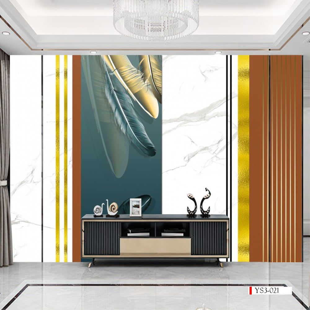 TRANH VẢI DÁN TƯỜNG 3D PHÒNG KHÁCH, PHÒNG NGỦ - TRANH DÁN TƯỜNG HIỆN ĐẠI | YS3-021
