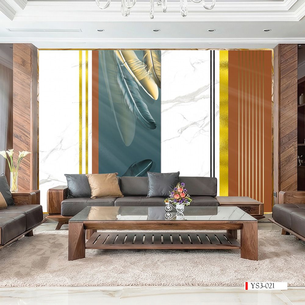 TRANH VẢI DÁN TƯỜNG 3D PHÒNG KHÁCH, PHÒNG NGỦ - TRANH DÁN TƯỜNG HIỆN ĐẠI | YS3-021