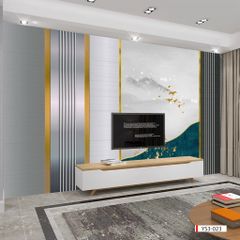 BST26 - TRANH DÁN TƯỜNG 3D - TRANG TRÍ PHÒNG KHÁCH, SAU SOFA, PHÒNG NGỦ - CHỦ ĐỀ TRANH HIỆN ĐẠI - KHỔ LỚN