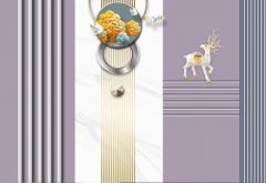 TRANH VẢI DÁN TƯỜNG 3D PHÒNG KHÁCH, PHÒNG NGỦ - TRANH DÁN TƯỜNG HIỆN ĐẠI | YS3-025