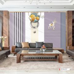 TRANH VẢI DÁN TƯỜNG 3D PHÒNG KHÁCH, PHÒNG NGỦ - TRANH DÁN TƯỜNG HIỆN ĐẠI | YS3-025