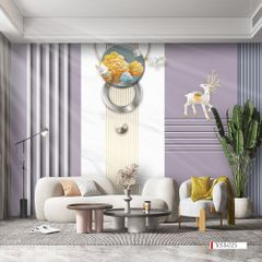 TRANH VẢI DÁN TƯỜNG 3D PHÒNG KHÁCH, PHÒNG NGỦ - TRANH DÁN TƯỜNG HIỆN ĐẠI | YS3-025