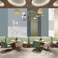 TRANH VẢI 3D DÁN TƯỜNG - PHÒNG KHÁCH - PHÒNG NGỦ - NHÀ HÀNG - TRANH VẢI HIỆN ĐẠI TRỪU TƯỢNG | MÃ YS3-027