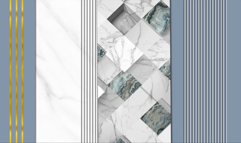 TRANH VẢI 3D DÁN TƯỜNG - PHÒNG KHÁCH - PHÒNG NGỦ - NHÀ HÀNG - TRANH VẢI HIỆN ĐẠI TRỪU TƯỢNG | MÃ YS3-05