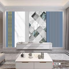 TRANH VẢI 3D DÁN TƯỜNG - PHÒNG KHÁCH - PHÒNG NGỦ - NHÀ HÀNG - TRANH VẢI HIỆN ĐẠI TRỪU TƯỢNG | MÃ YS3-05