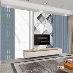 TRANH VẢI 3D DÁN TƯỜNG - PHÒNG KHÁCH - PHÒNG NGỦ - NHÀ HÀNG - TRANH VẢI HIỆN ĐẠI TRỪU TƯỢNG | MÃ YS3-05