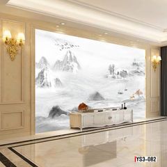 TRANH PVC ỐP TƯỜNG -TRANG TRÍ PHÒNG KHÁCH - PHÒNG NGỦ - QUẦY LỄ TÂN - TRANH VÂN ĐÁ PHONG CẢNH | MÃ YS3-082