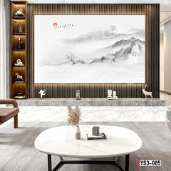 TRANH PVC ỐP TƯỜNG -TRANG TRÍ PHÒNG KHÁCH - NHÀ HÀNG - QUẦY LỄ TÂN - TRANH VÂN ĐÁ PHONG CẢNH | MÃ YS3-085