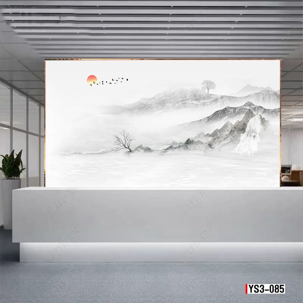 TRANH PVC ỐP TƯỜNG -TRANG TRÍ PHÒNG KHÁCH - NHÀ HÀNG - QUẦY LỄ TÂN - TRANH VÂN ĐÁ PHONG CẢNH | MÃ YS3-085