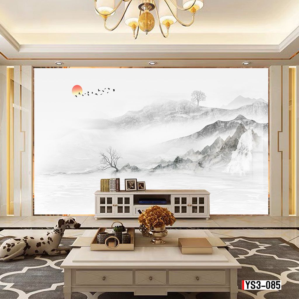 TRANH PVC ỐP TƯỜNG -TRANG TRÍ PHÒNG KHÁCH - NHÀ HÀNG - QUẦY LỄ TÂN - TRANH VÂN ĐÁ PHONG CẢNH | MÃ YS3-085