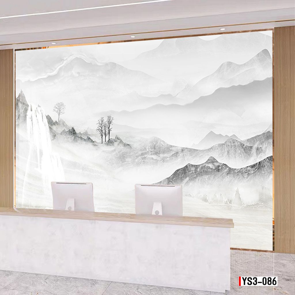 TRANH PVC ỐP TƯỜNG -TRANG TRÍ PHÒNG KHÁCH - NHÀ HÀNG - QUẦY LỄ TÂN - TRANH VÂN ĐÁ PHONG CẢNH | MÃ YS3-086