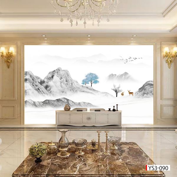 285 TẤM PVC ỐP TƯỜNG - TẤM ỐP TRANG TRÍ PHÒNG KHÁCH, VÁCH TIVI - TẤM ỐP VÂN ĐÁ PHONG CẢNH | MÃ ys3-090