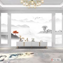287 TẤM PVC ỐP TƯỜNG - TẤM ỐP TRANG TRÍ PHÒNG KHÁCH, VÁCH TIVI - TẤM ỐP VÂN ĐÁ PHONG CẢNH | MÃ ys3-092