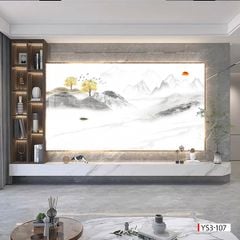 290 TẤM PVC ỐP TƯỜNG - TẤM ỐP TRANG TRÍ PHÒNG KHÁCH, VÁCH TIVI - TẤM ỐP VÂN ĐÁ PHONG CẢNH | MÃ ys3-095