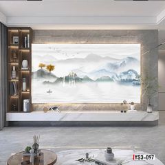 TRANH PVC ỐP TƯỜNG -TRANG TRÍ PHÒNG KHÁCH - PHÒNG NGỦ - QUẦY LỄ TÂN - TRANH VÂN ĐÁ PHONG CẢNH | MÃ YS3-097