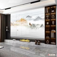 236 TẤM PVC ỐP TƯỜNG - TẤM ỐP TRANG TRÍ PHÒNG KHÁCH, VÁCH TIVI - TẤM ỐP VÂN ĐÁ PHONG CẢNH | MÃ ys3-102