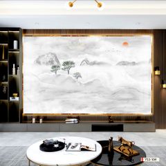 238 TẤM PVC ỐP TƯỜNG - TẤM ỐP TRANG TRÍ PHÒNG KHÁCH, VÁCH TIVI - TẤM ỐP VÂN ĐÁ PHONG CẢNH | MÃ ys3-104