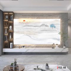 TRANH PVC ỐP TƯỜNG -TRANG TRÍ PHÒNG KHÁCH - NHÀ HÀNG - QUẦY LỄ TÂN - TRANH VÂN ĐÁ PHONG CẢNH | MÃ YS3-105